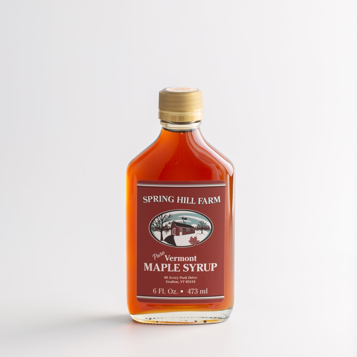 The Classic Flask: Pure Vermont Maple Syrup - 6 oz, Amber Grade