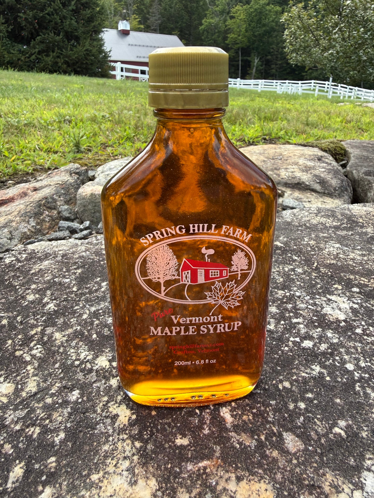 The Classic Flask: Pure Vermont Maple Syrup - 6 oz, Amber Grade